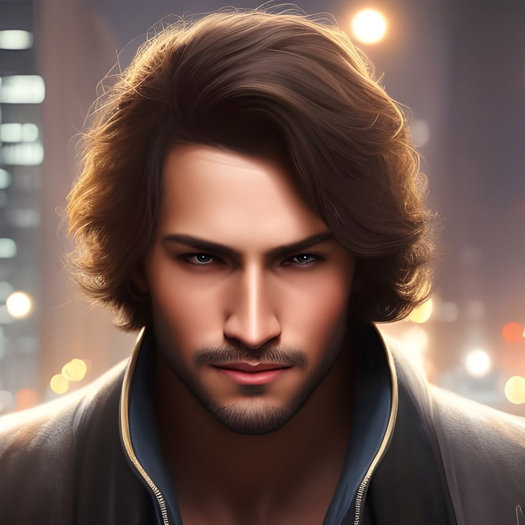 Male Portrait 4 - AI Generated Artwork - NightCafe Creator