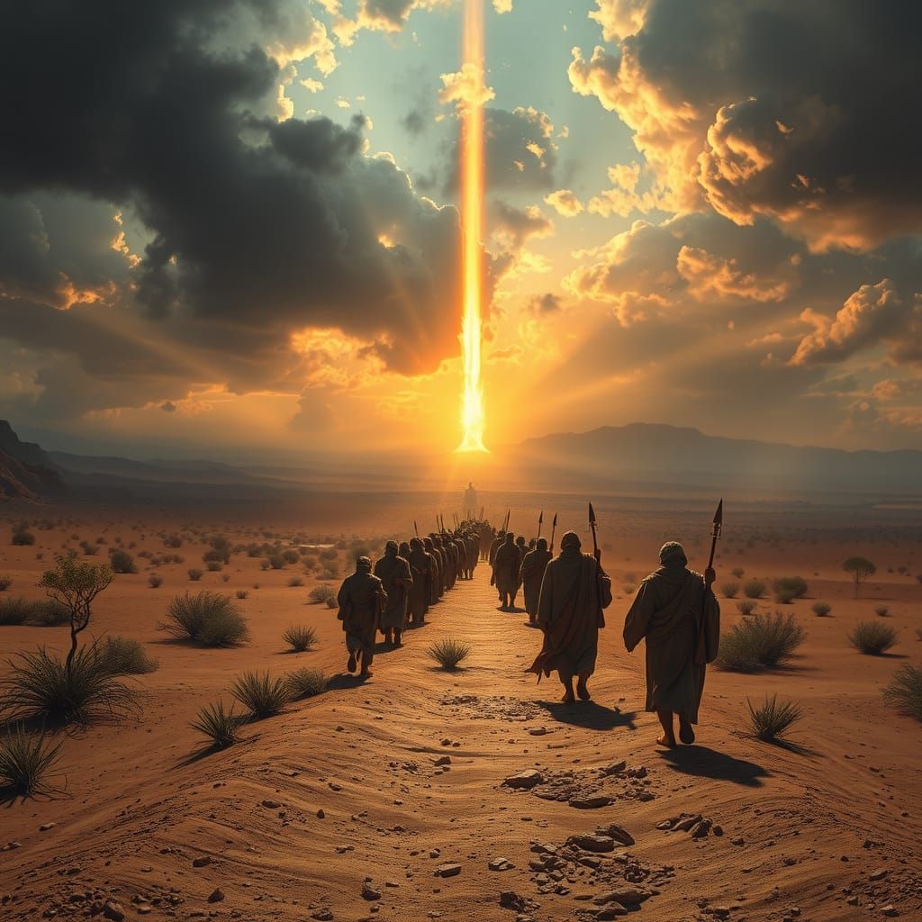 Pathways Beneath the Pillar of Fire  by @Waqas Rathore