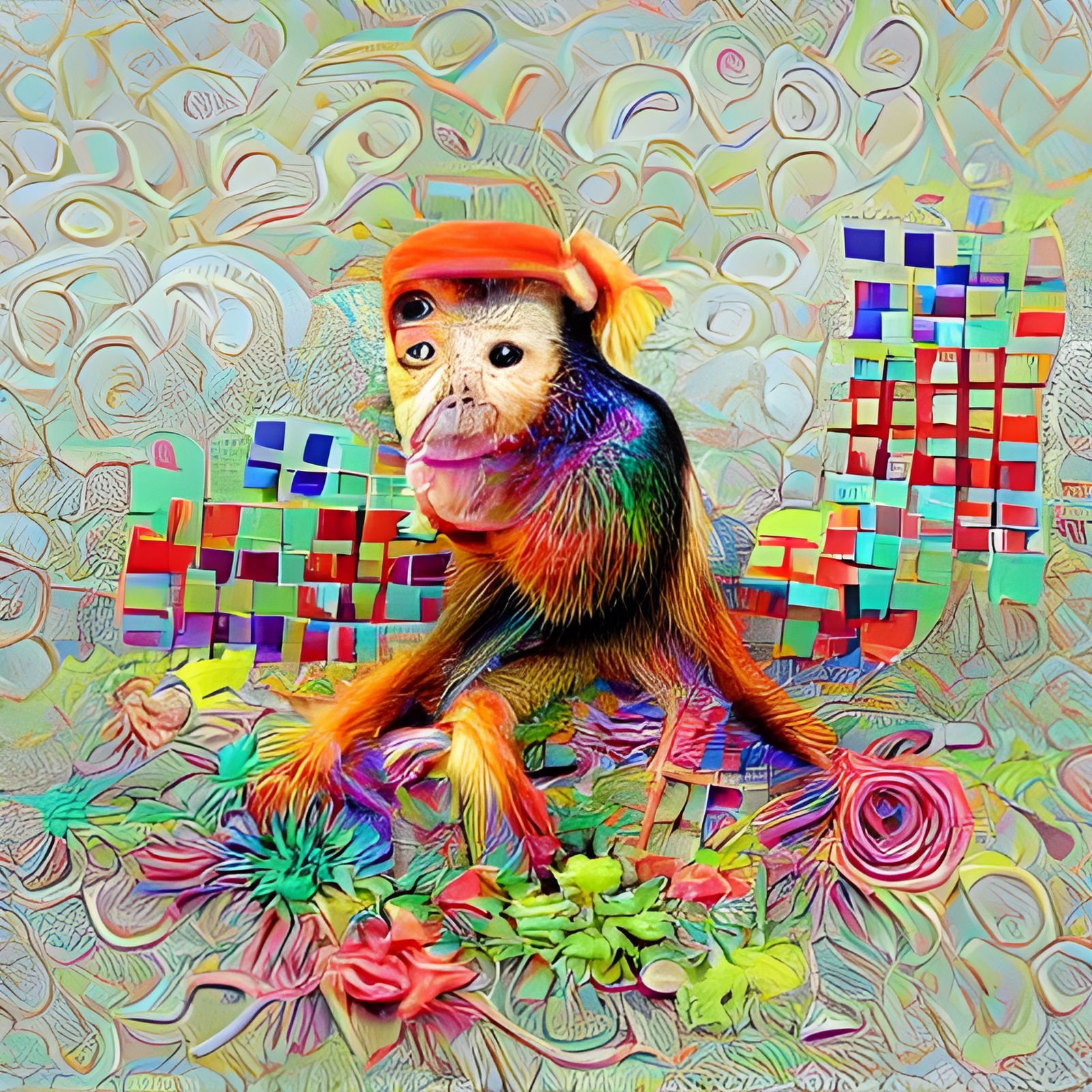 Ugly monkey - AI Generated Artwork - NightCafe Creator