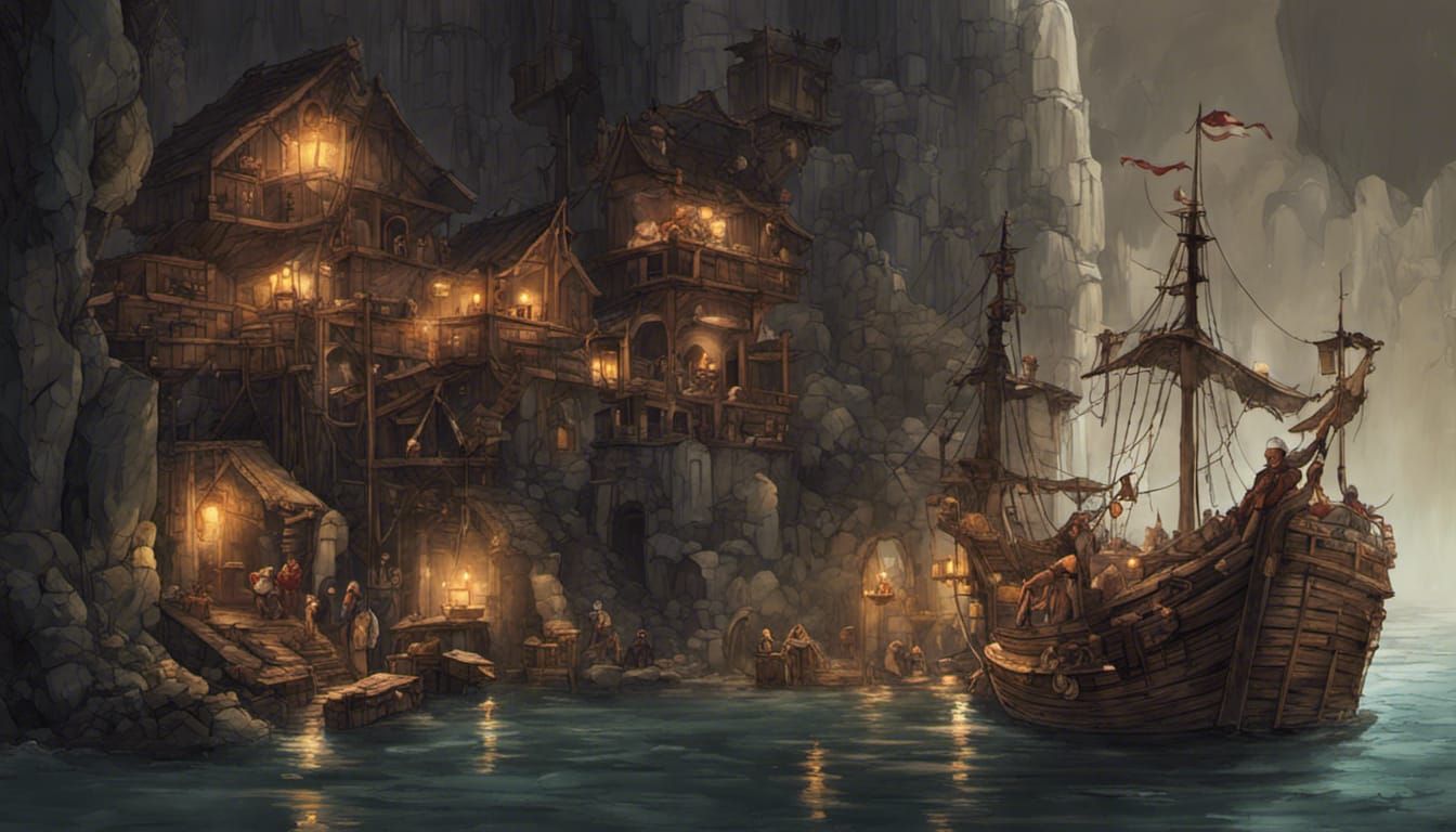 Piratetown  by @JinnB