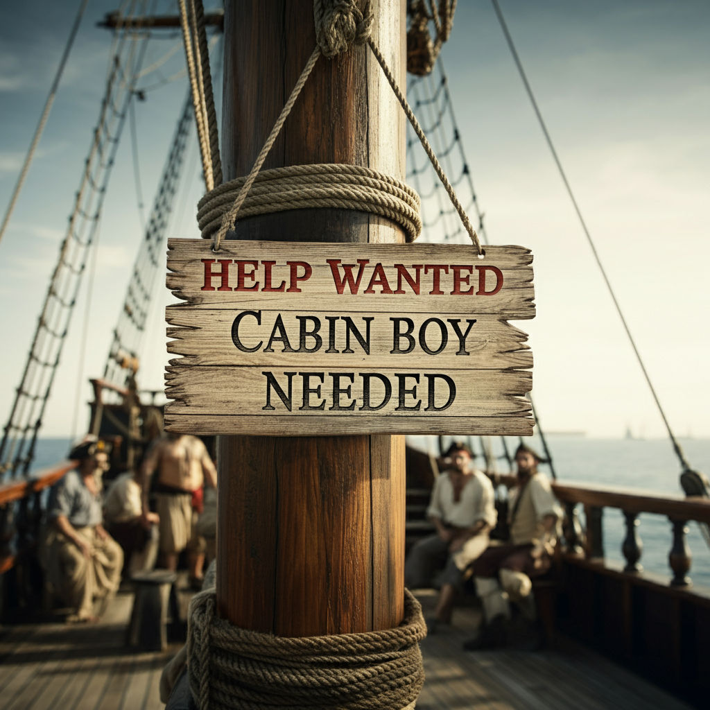 cabin boy needed