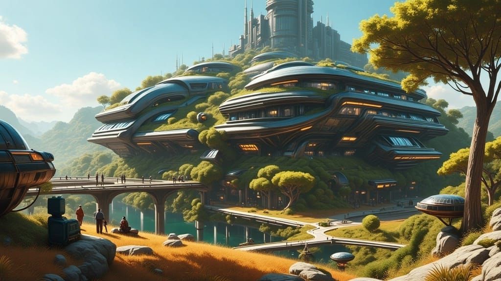 Futuristic Nature City