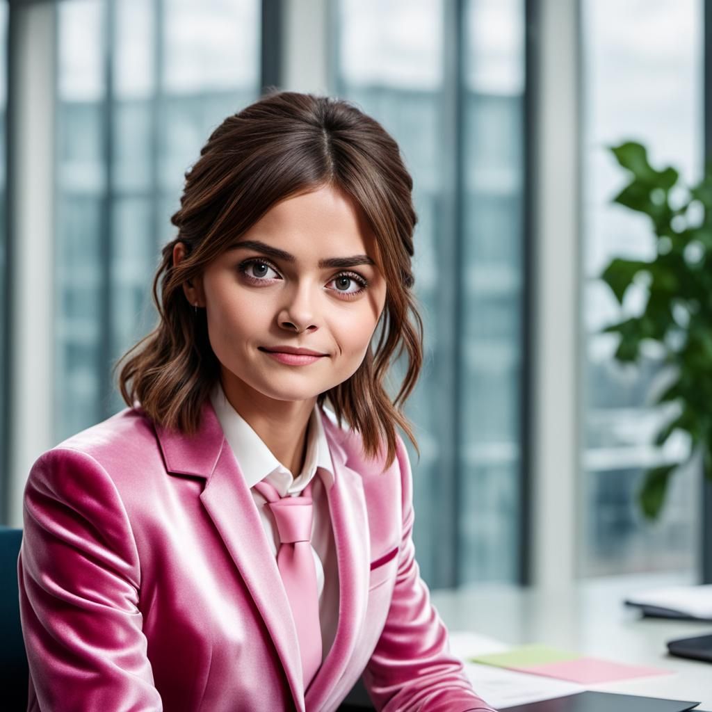 Clara’s Pink Wardrobe: Busy at work - No. 2