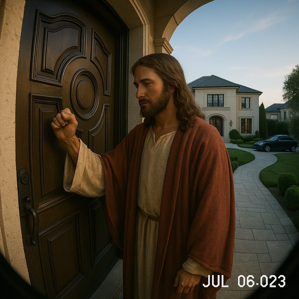 Jesus knocking