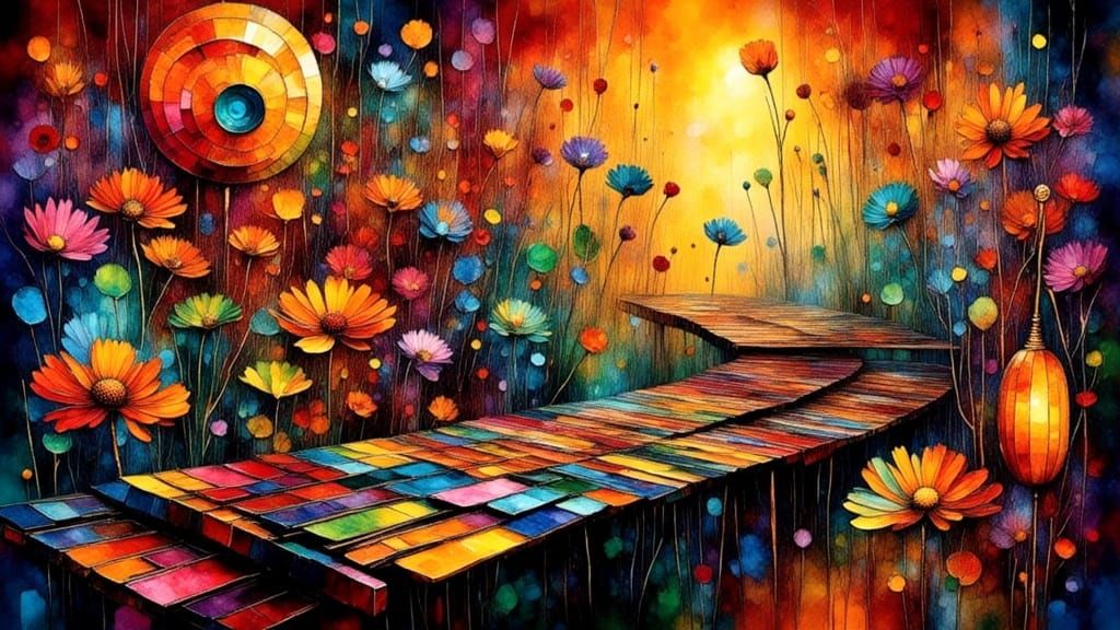    tremendously vibrant xylophone      by @INTERCEDENCE