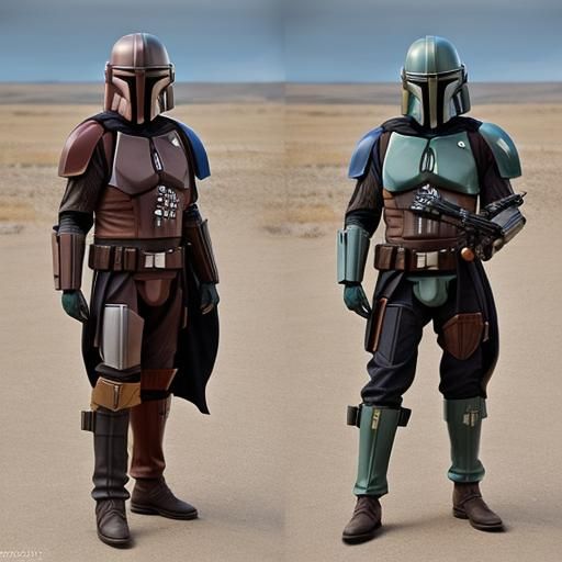 Mandalorian trooper - AI Generated Artwork - NightCafe Creator