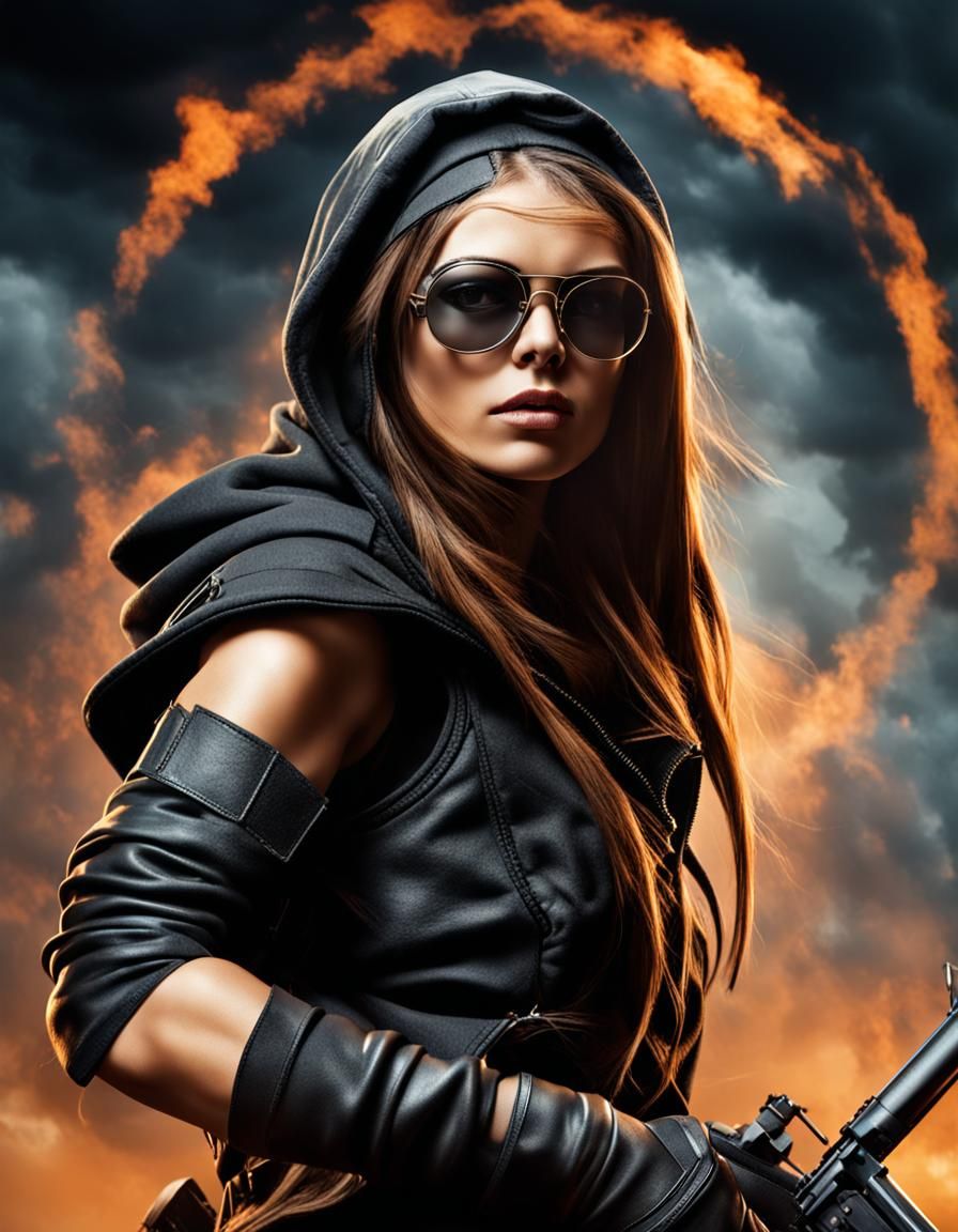 Mysterious mercenary woman