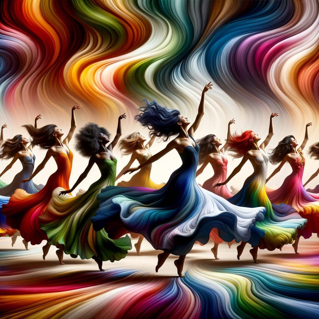 Celebration of Movement: The Dance of Colors