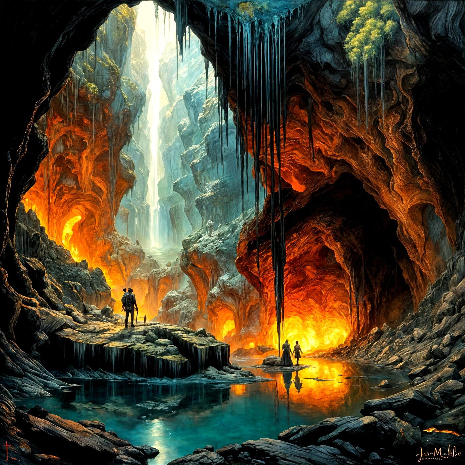 Exploring the center of the earth  by @OneMich01