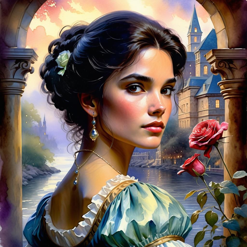  A regency beauty out to capture a Prince.  by @Karracaz