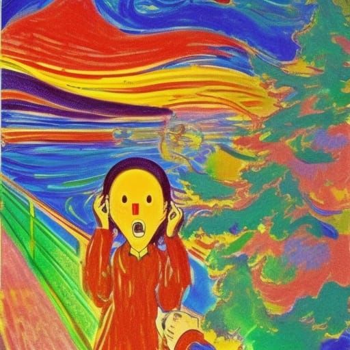 Imaginary Anime: "Munch's Screams of Joy"