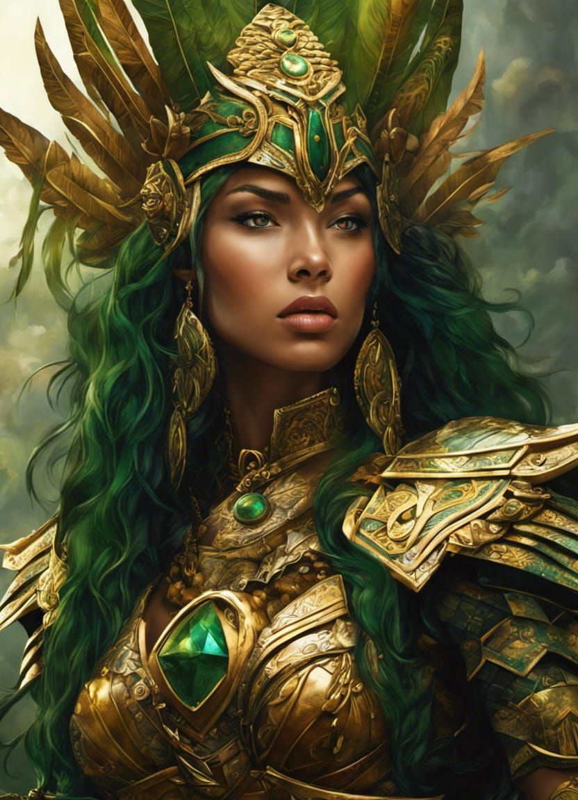 Amazonian princess AI Generated Artwork NightCafe Creator
