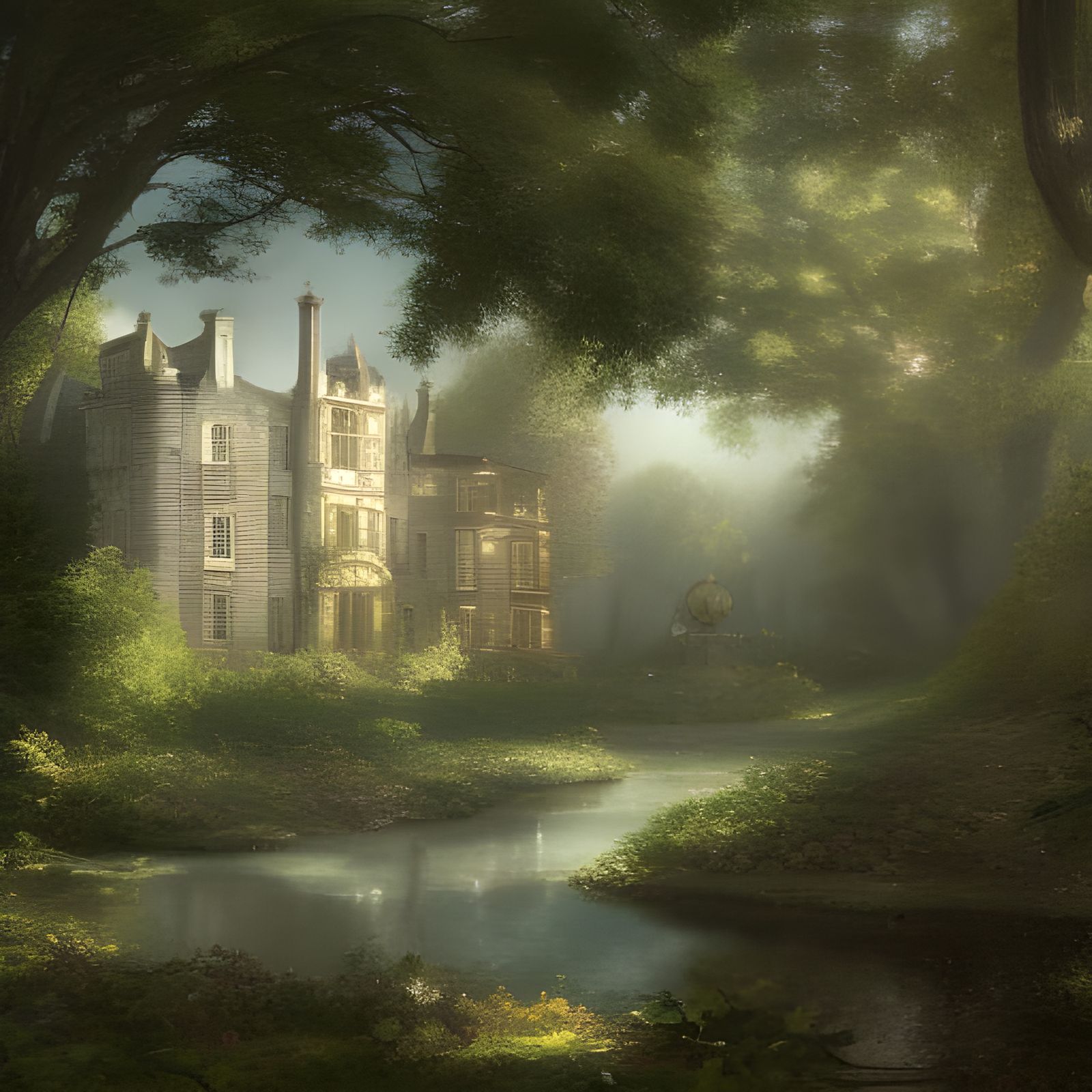 A Manor, forgotten in Time  by @Myth Writer