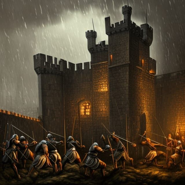 Medieval Castle Siege  by @Retropius