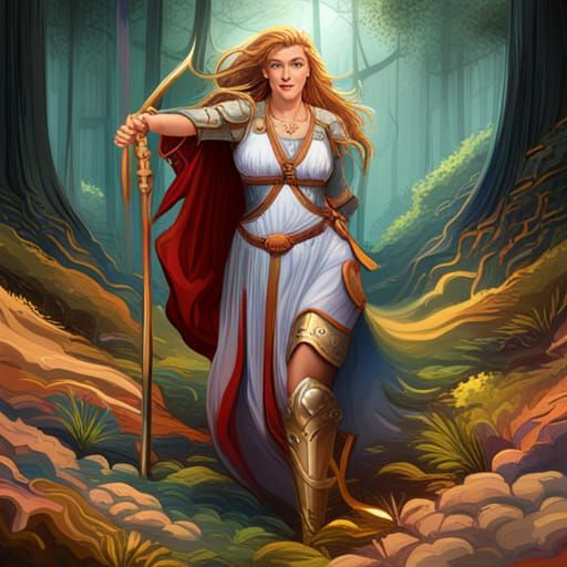 Warrior Princess - AI Generated Artwork - NightCafe Creator