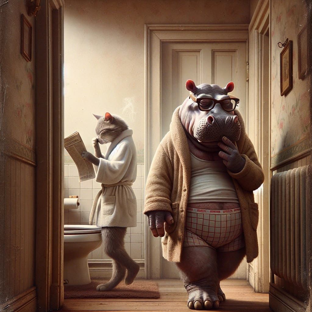 "Oh dear God Harry!  That was horrible!"  "Tee-Hee"