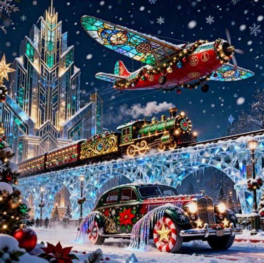 12/10/2025-Planes, Trains & Automobiles Art By Archangel Tara