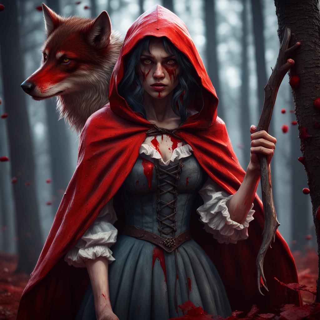 Little red riding hood - AI Generated Artwork - NightCafe Creator