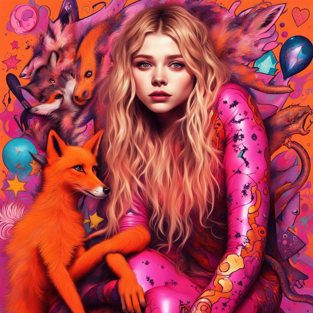 Chloë Grace Moretz in Naughty fashion!!!  by @mansai