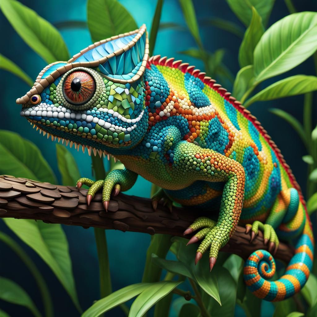 Chameleon 🦎 - AI Generated Artwork - NightCafe Creator