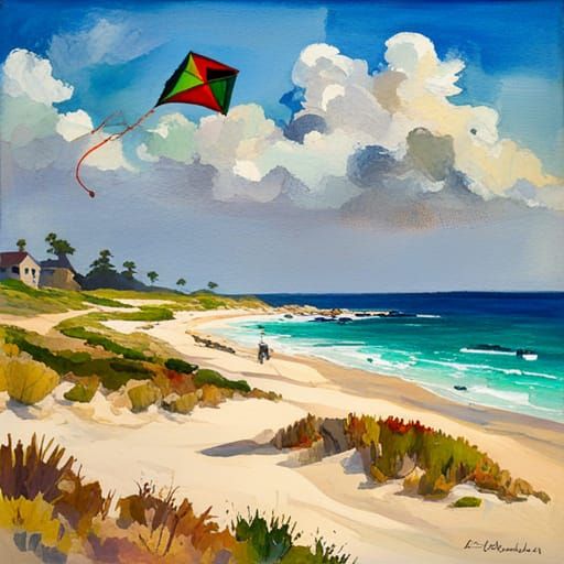 kite flying at asilomar