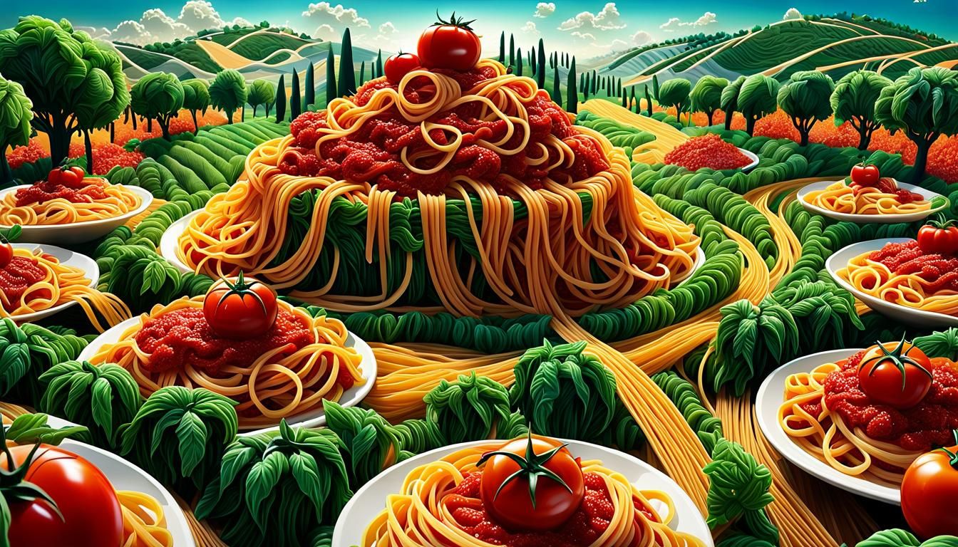 Spaghettopia Heights  by @Heralyn