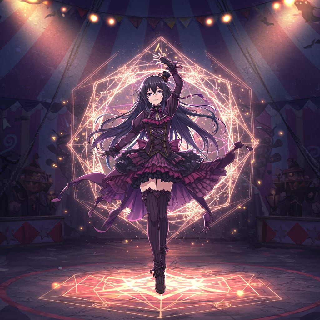 Eight-pointed star dance