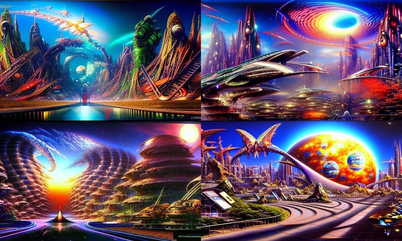 intergalactic city
