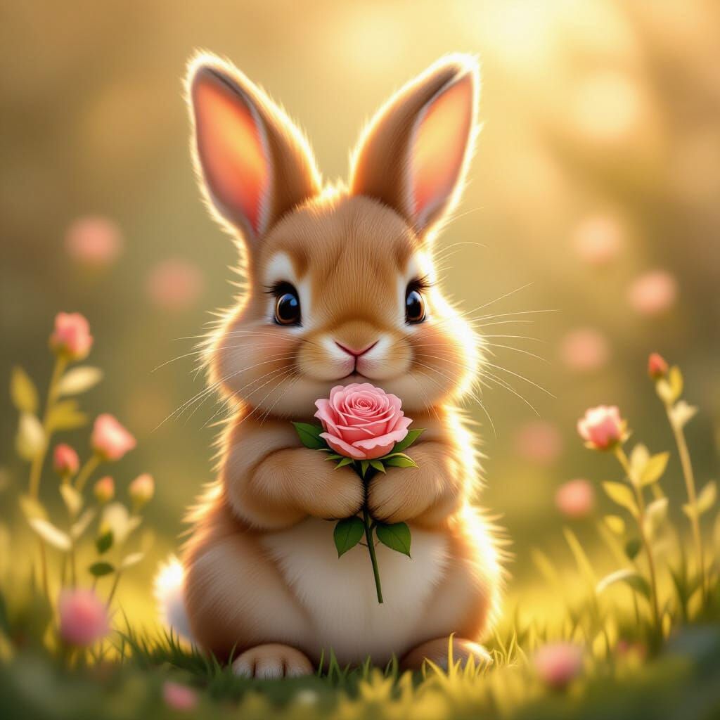 Buns and Roses  by @Arisiin