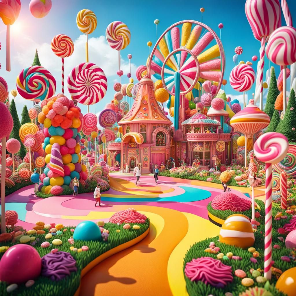 Candy Wonderland  by @Nixick