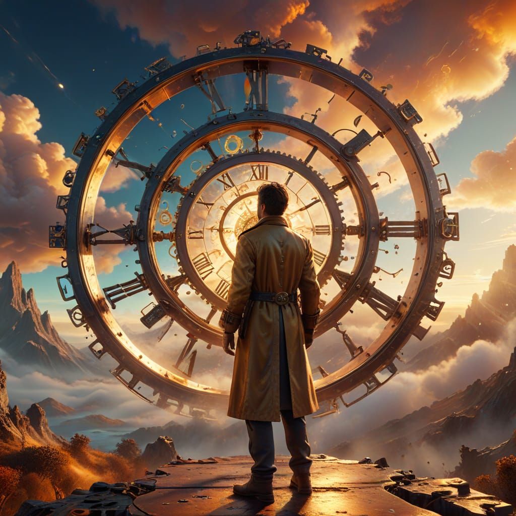 Time traveler  by @Gabriele A