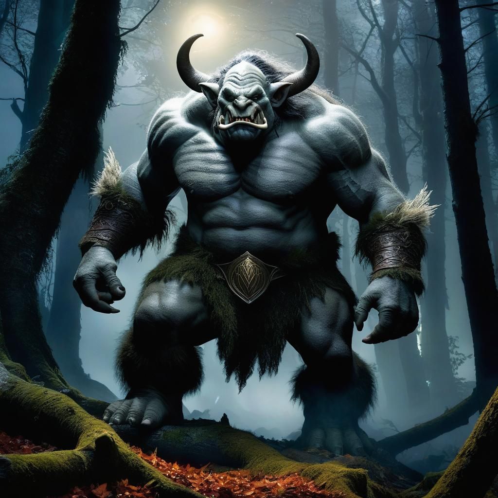 Forest Troll Brute - AI Generated Artwork - NightCafe Creator