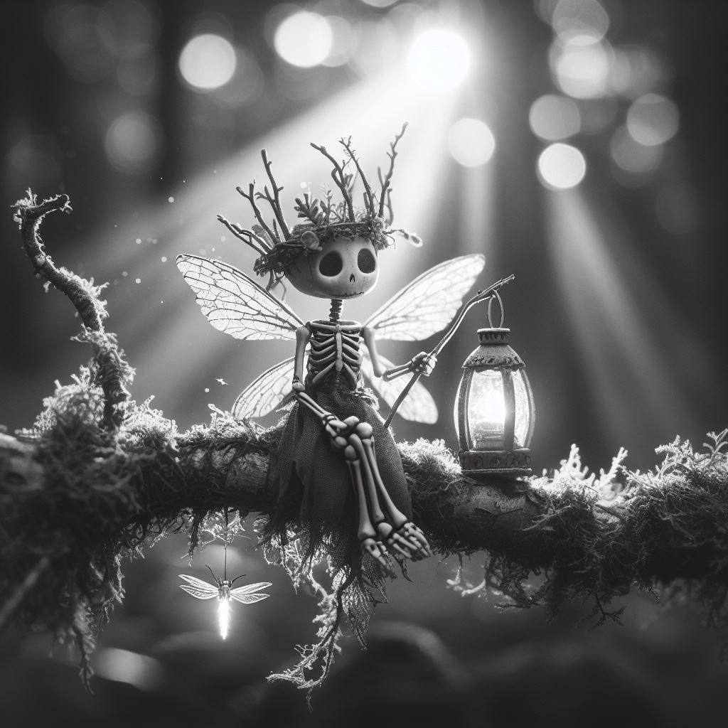 Bone Fairies/Skeleton Flies Art Jam- Deathbed Lullabye