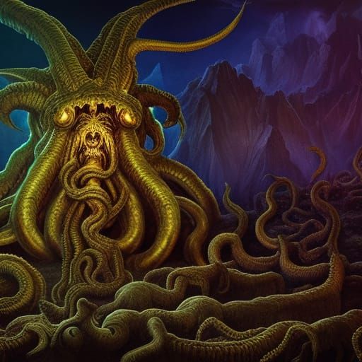 Shub-Niggurath prayer - AI Generated Artwork - NightCafe Creator