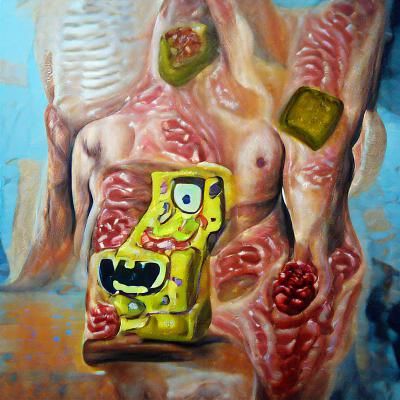 Human flesh spongebob 