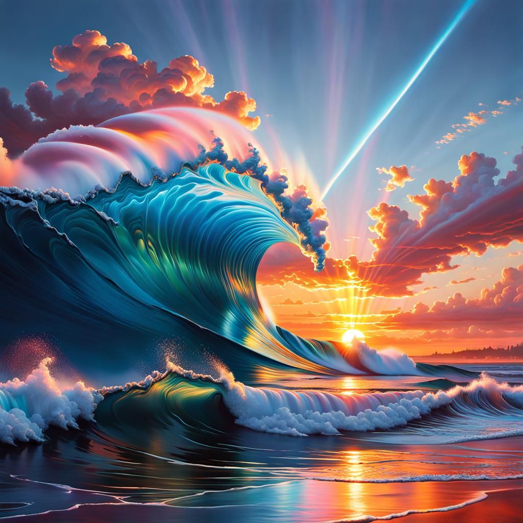 Creativity Tsunami  by @Nightshade Veil