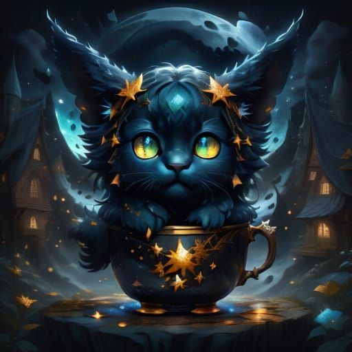 Enchanting Celestial Siren Illuminates the Night