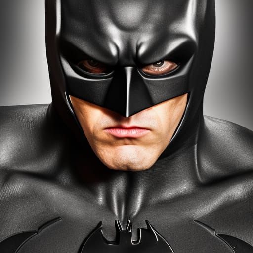 Batman close up portait - AI Generated Artwork - NightCafe Creator