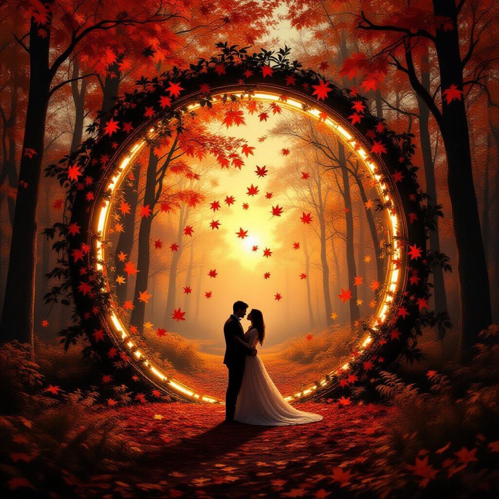 Twilight Embrace at Season's Edge  by @bronfoth