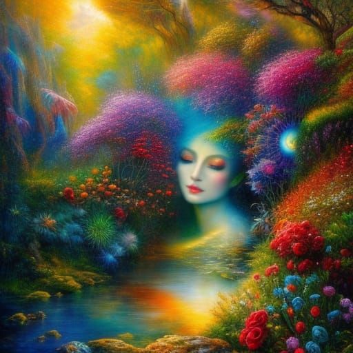 Goddess of the spring.  by @JokeStirrer