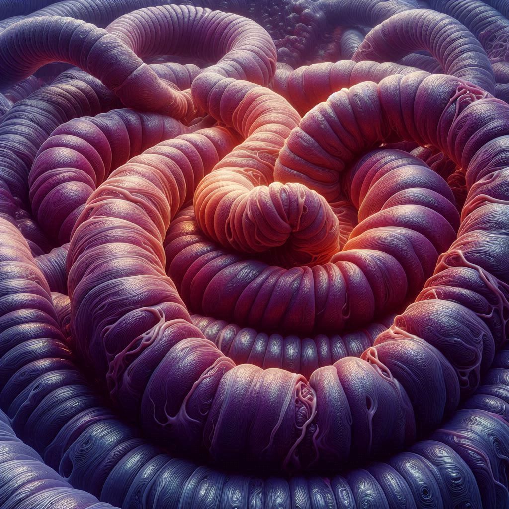 abstractional twisted intestine