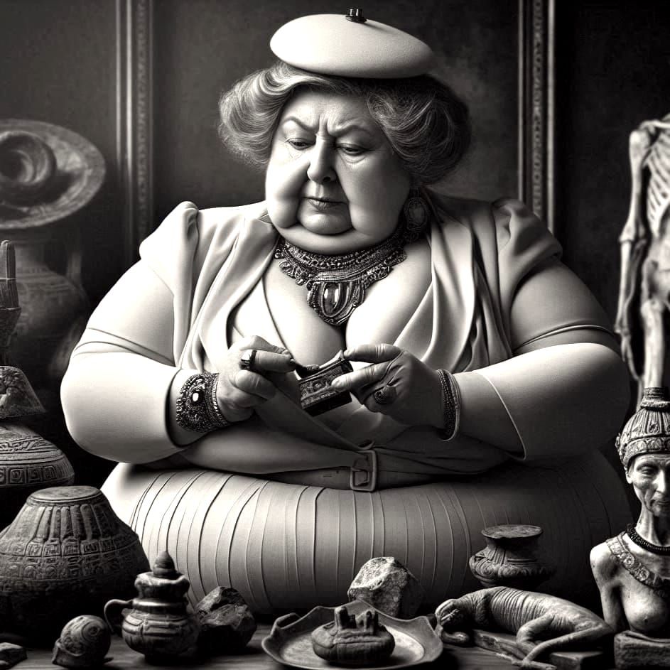 Call of Cthulhu RPG characters, the fatty retired amateur collector