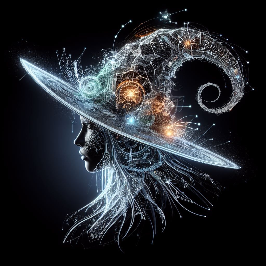 Luminous Robot Witch