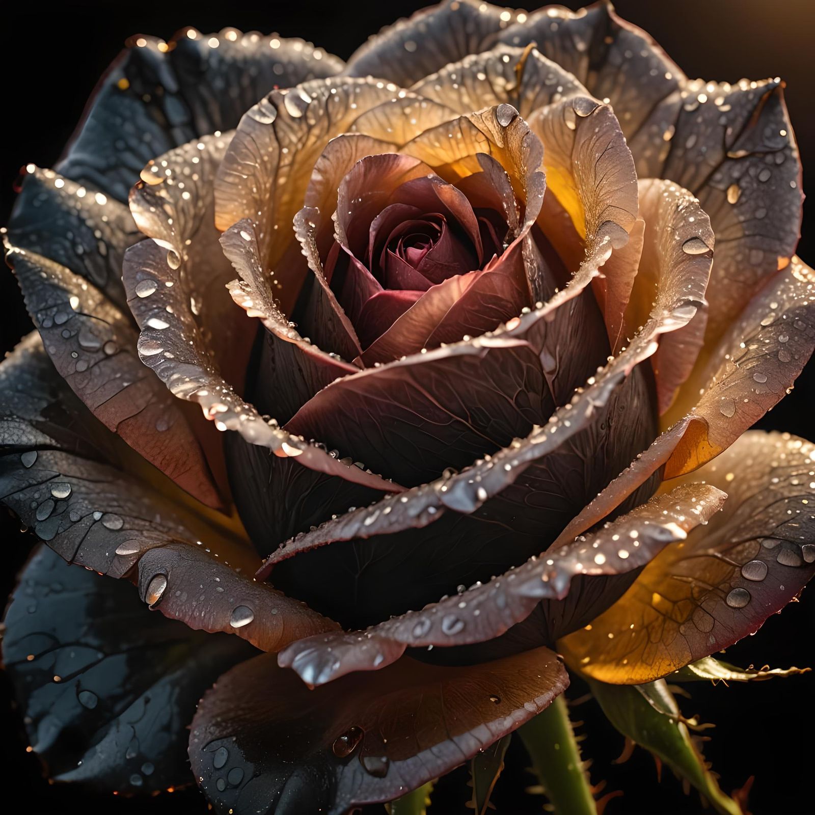 The dark rose  by @Francis H