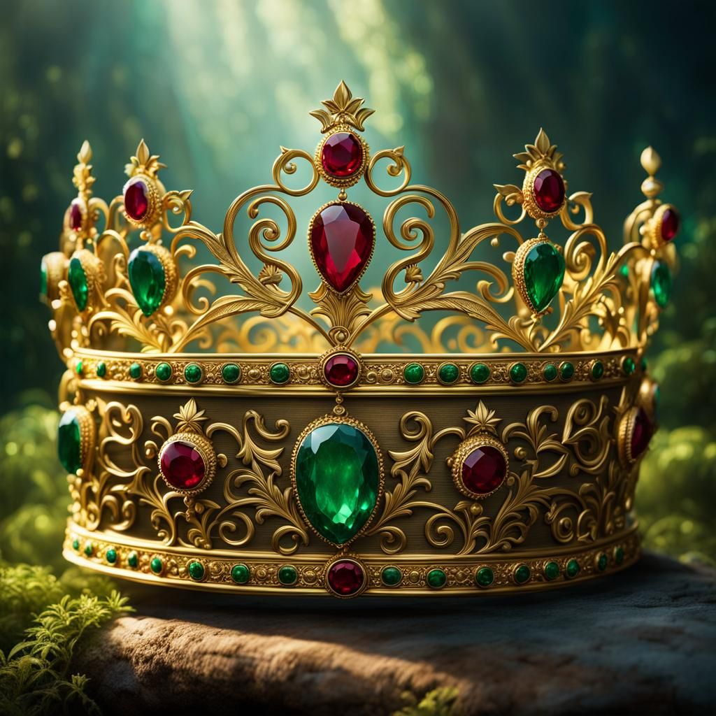 medieval-decorated Tiara