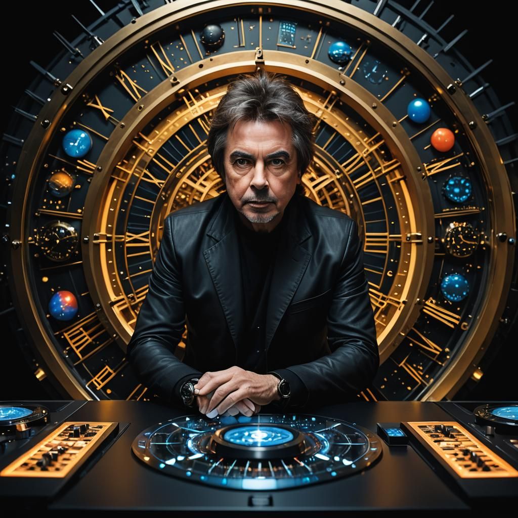 Jean Michel-Jarre creating time from dark matter, Chronologi...