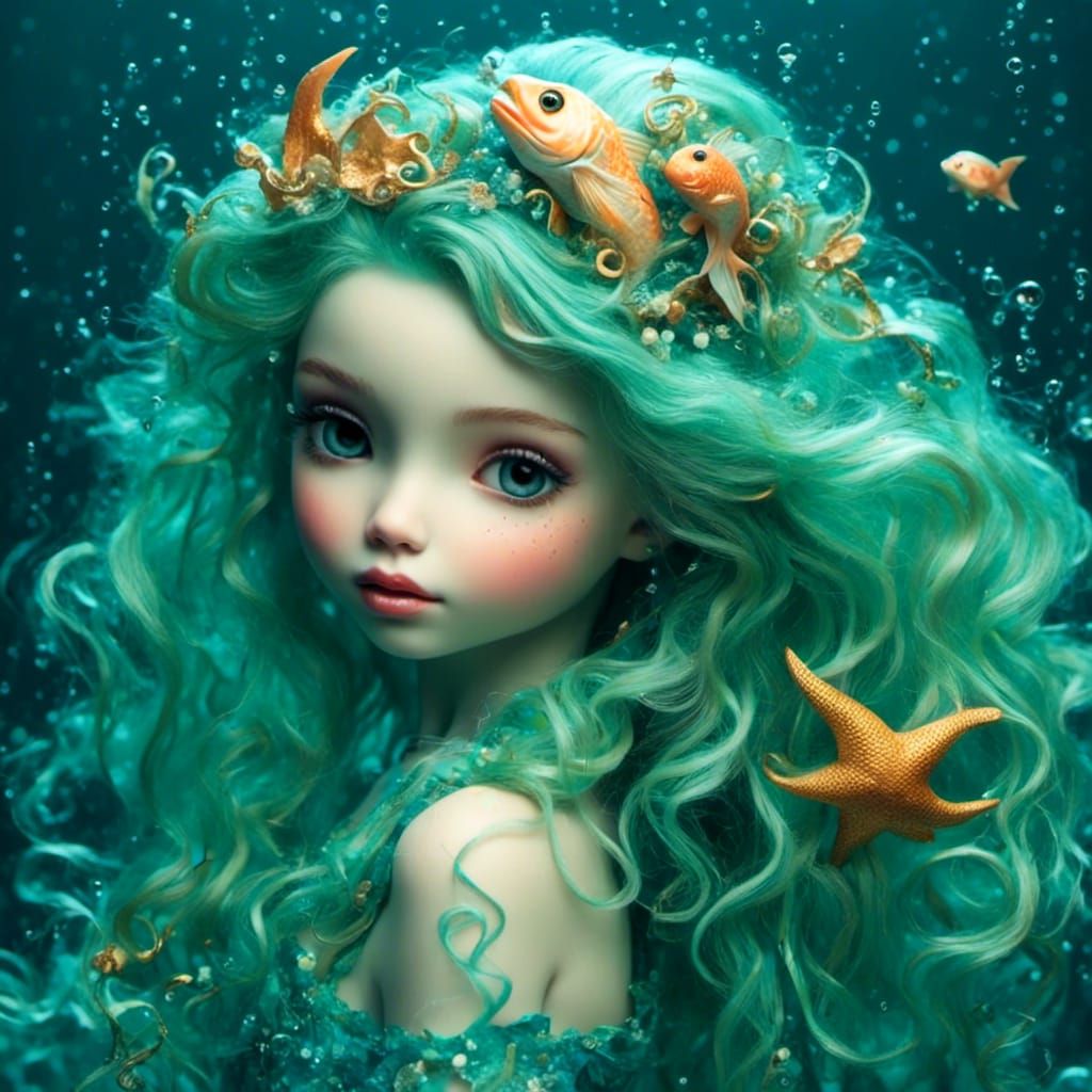  <lora:Cute2:1.0> mermaid