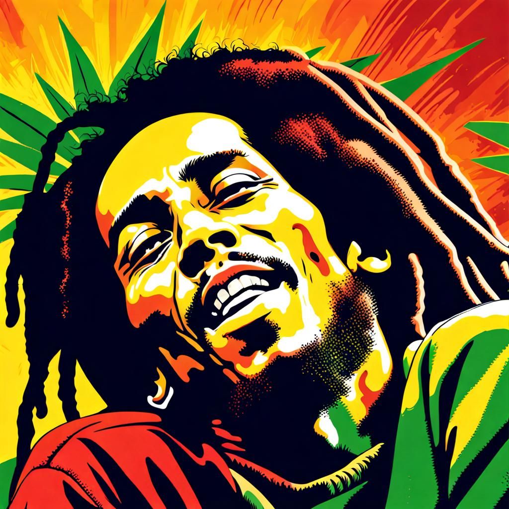 Bob Marley - AI Generated Artwork - NightCafe Creator