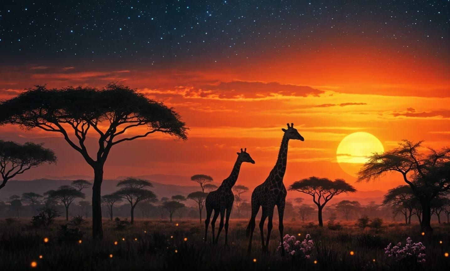 giraffes  by @skeller