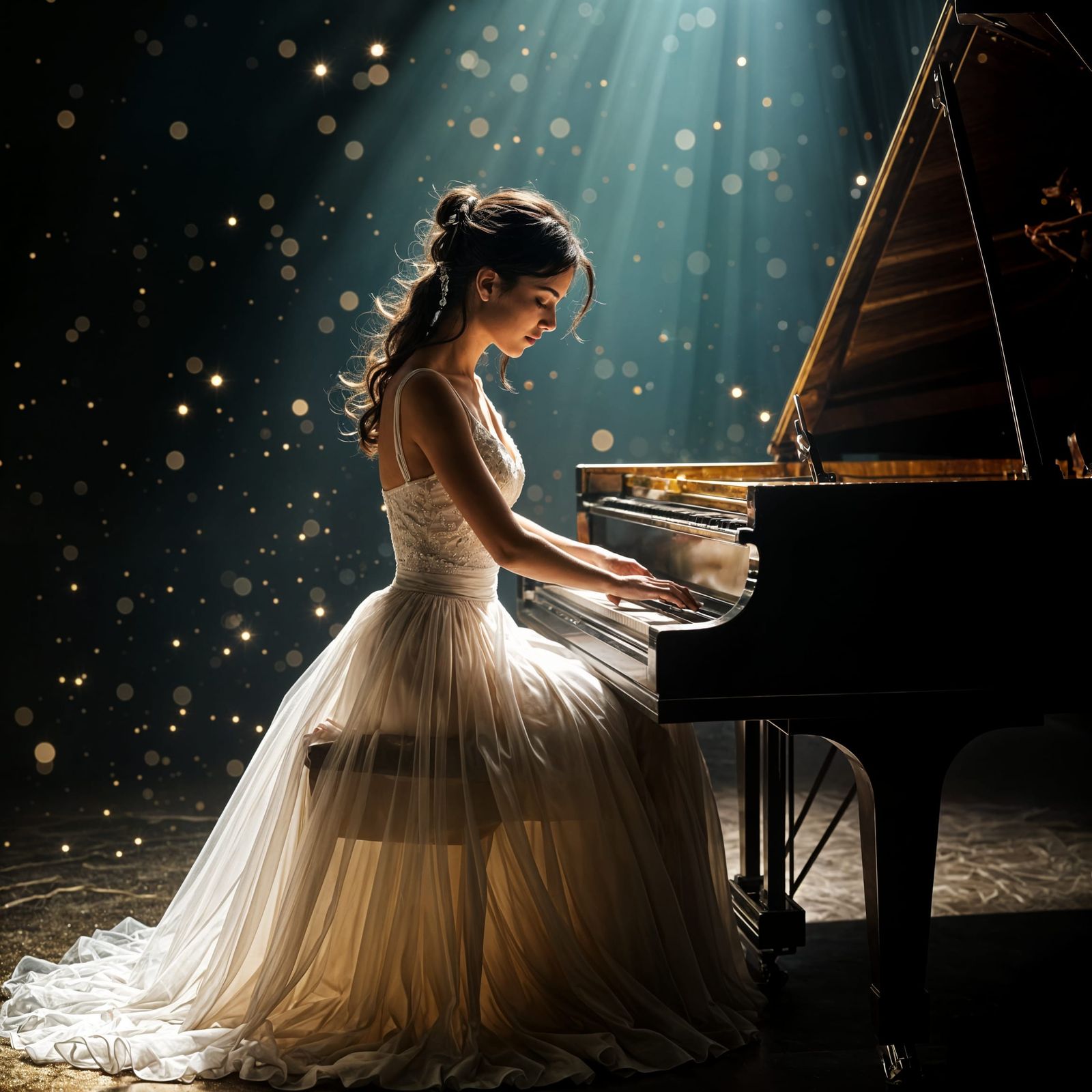 The Pianist  by @Cyberhoops